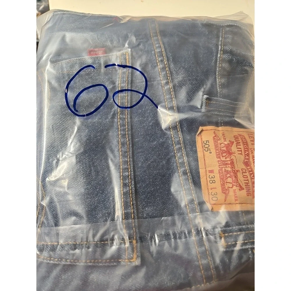 Levis Regular Fit 505 Mens Jeans Blue Size W38/L30‎